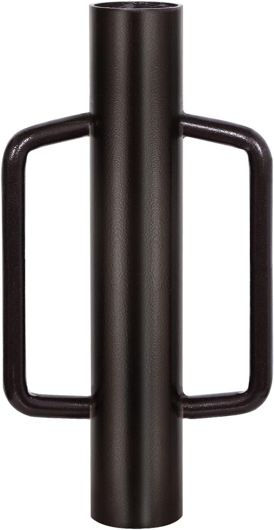MIXXIDEA 11LB T Post Driver Heavy Duty Fence Post Driver Post Pounder with Handle Steel Post Hole Digger Hand Post Rammer for T-Posts，U Channel,U Fence Post Wooden Post 16.8 Inch
