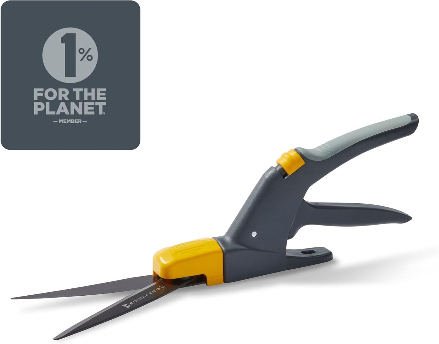 Woodland Tools Heavy Duty Rotating Grass Shears – 180 Degree Pivoting Head, Non Stick Steel Blades, Ergonomic Grip, Manual Grass Clippers for Trimming Around Beds, Walkways, and Edges