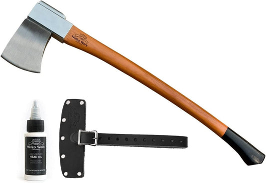 1844 Helko Werk Germany Vario Heavy Universal Axe - German Made Heavy Duty Large Felling Axe and