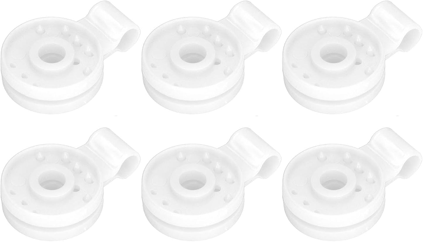 100pcs Shade Cloth Plastic Clips Heavy Duty Lock Grip, Bird Proof Shade Cloth Sunshade Clips for Outdoor Garden Greenhouse (White)