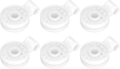 100pcs Shade Cloth Plastic Clips Heavy Duty Lock Grip, Bird Proof Shade Cloth Sunshade Clips for Outdoor Garden Greenhouse (White)