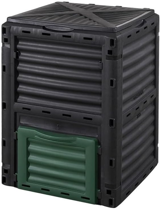 Plastic Outdoor Compost Bin, Fertilizer Fermentation Box, Garbage Compost Bin Suitable for Kitchen, Yard and Courtyard(Green)