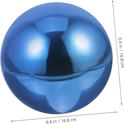 Polished Garden Gazing Reflective Globe Ornament Compact Decorative Sphere for Outdoor Decoration Unique for Photography Prop Delicate Craft Design