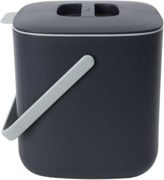 Blue Ginkgo Kitchen Compost Bin [2.6L / 0.69 GAL] – Filter-Free, Odor-Tight Countertop Food Waste