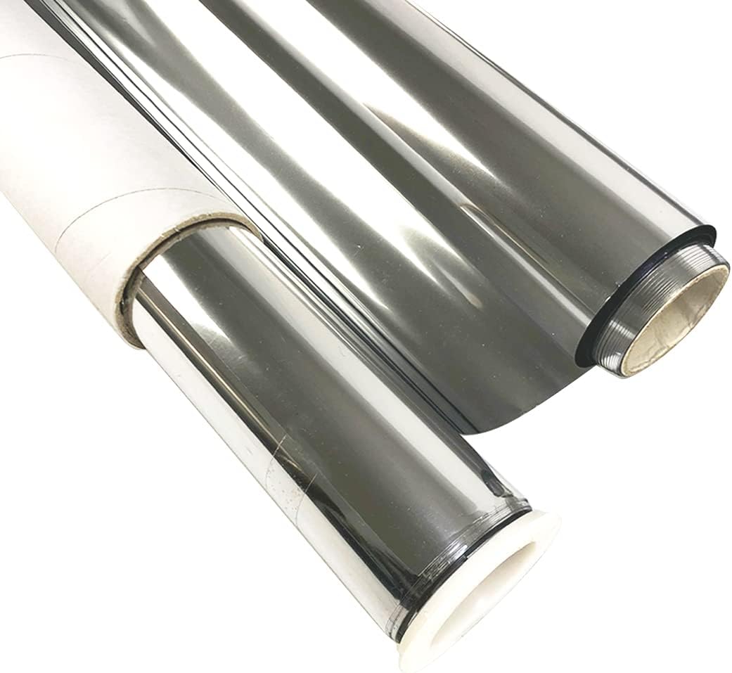 Mylar Film Aluminum Metalized Foil Wall Floor Roof Covering for Indoor Garden Grow Room 2 mil 50 feet Long (2 MIL Mylar Film 4x100 FT)