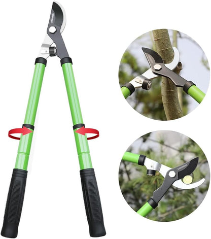 GARDENWORK Loppers for Tree Trimmer,Heavy Duty Branch Cutter,17-23"Extendable Garden Loppers with SK5 High Carbon Steel Blade,Chops Thick Branch Ease with 1.6" Diameter Cut Capacity