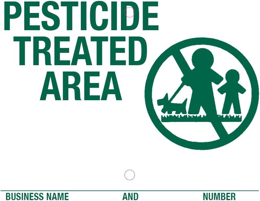 Lawn Treatment Application Stakes & New Jersey Signs (Economy Style Stake / 1,000 pc. Pack)