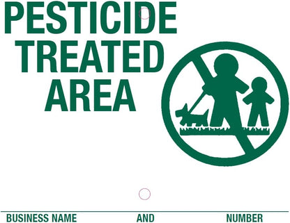 Lawn Treatment Application Stakes & New Jersey Signs (Economy Style Stake / 500 pc. Pack)