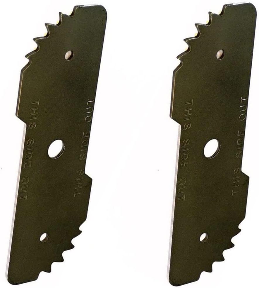 243801-00 2-Pack Edger Blades Replace for EB-007AL EB-007 243801-00 243801-02 40-519 243797-00 Fit for Black and Decker Craftsman LE750 Edge 2-in-1 Landscape Edger CMEED400