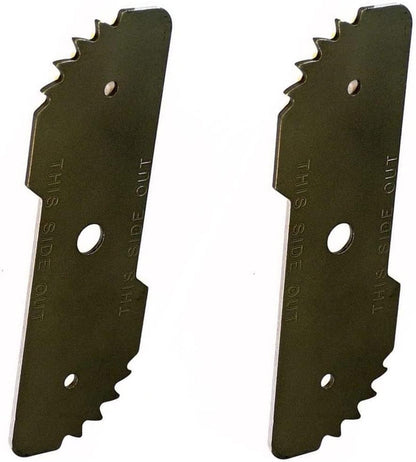 243801-00 2-Pack Edger Blades Replace for EB-007AL EB-007 243801-00 243801-02 40-519 243797-00 Fit for Black and Decker Craftsman LE750 Edge 2-in-1 Landscape Edger CMEED400