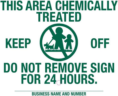 Lawn Treatment Application Stakes & Iowa Signs (Premium Style Stakes / 500 pc. Pack)