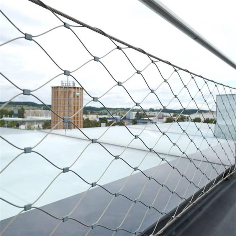 Stainless Steel Garden Netting 12 Gauge 40"X80" Deer Wire Fence -3" Mesh- Safety Netting Animal Barrier Fence Poultry Netting