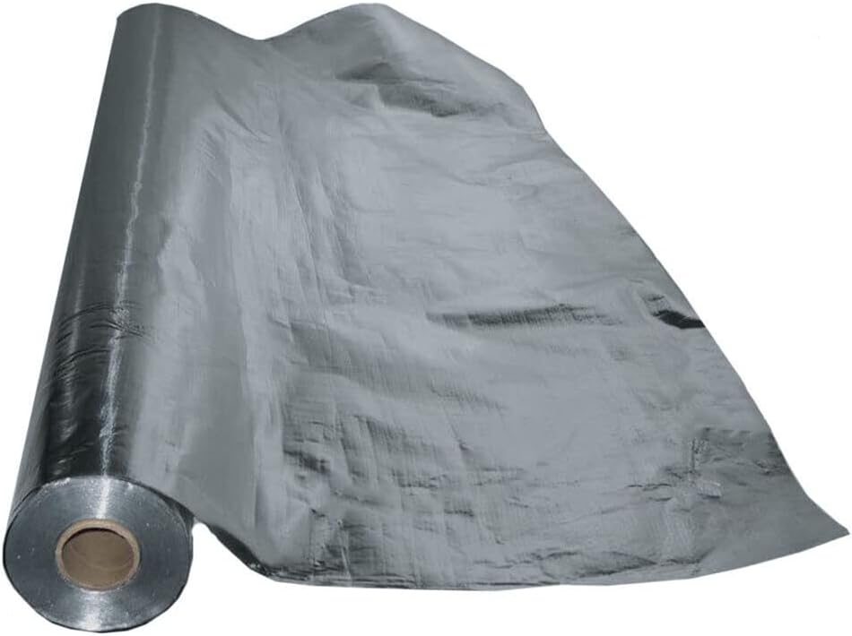 US Energy Products Highly Reflective Silver FOIL Mylar Film Insulation Sheets: Ideal for: Grow Room, Greenhouse, Farming, Plant Growth, Energy Saving, SAUNAS, and More: (36INCH X 10FT) Sheets