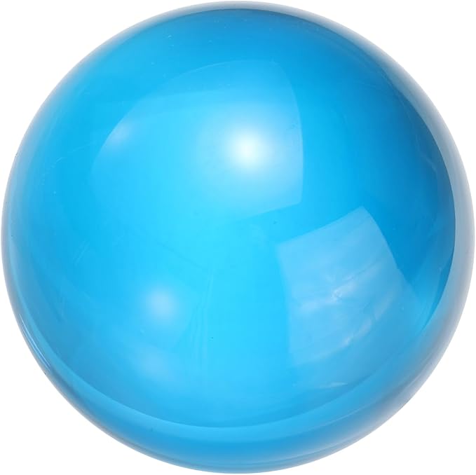 uxcell 50mm/2" Crystal Sphere Ball Glass Solid Decorative Sphere Crystal Ball Prop Ornament for Feng Shui Divination Fortune Telling Tabletop Fountain Decoration, Lake Blue