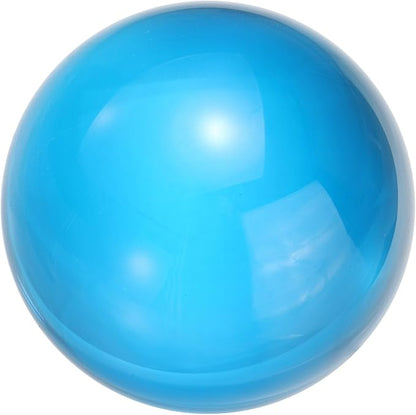uxcell 50mm/2" Crystal Sphere Ball Glass Solid Decorative Sphere Crystal Ball Prop Ornament for Feng Shui Divination Fortune Telling Tabletop Fountain Decoration, Lake Blue