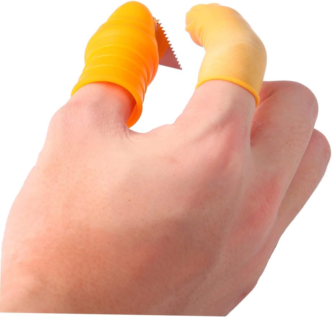 MERRYHAPY Thumb Vegetable Fruit Picker 4pcs Silicone Gardening Tool with Portable and Compact for Easy and Harvesting