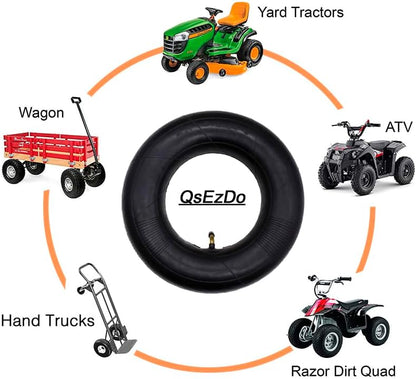 4.10/3.50-6 (12x4.00-6) Inner Tube (1 Pack), with TR13 Straight Valve Stem. for Wheelbarrows, Mowers, Hand Trucks and More 4.10/3.50-6 12x4.00-6 4.10-6 3.50-6 Tire