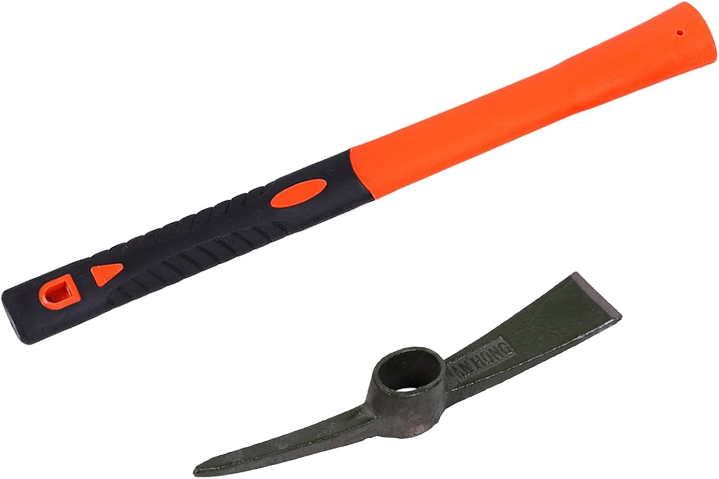 Heavy Duty Miniature Pick Mattock With Fiberglass Handle Garden Hand Tool For Gardening Digging & Camping Landscaping Pick Mattock