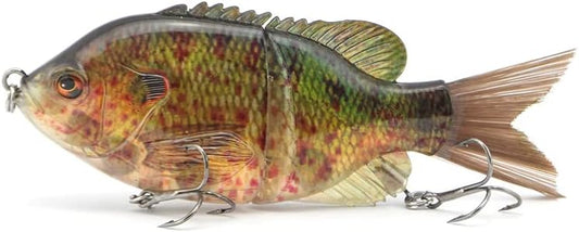 5.9in Multi Jointed Swimbait Fishing Lures Bait,2 Segment Big Giant Sinking Fishing Bass