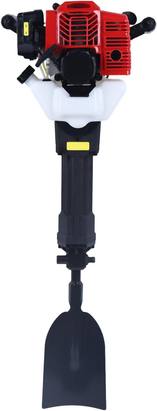 52CC 2 Stroke Tree Digger Machine Garden Planting Shovel Gas Powered Handheld Trencher Digger