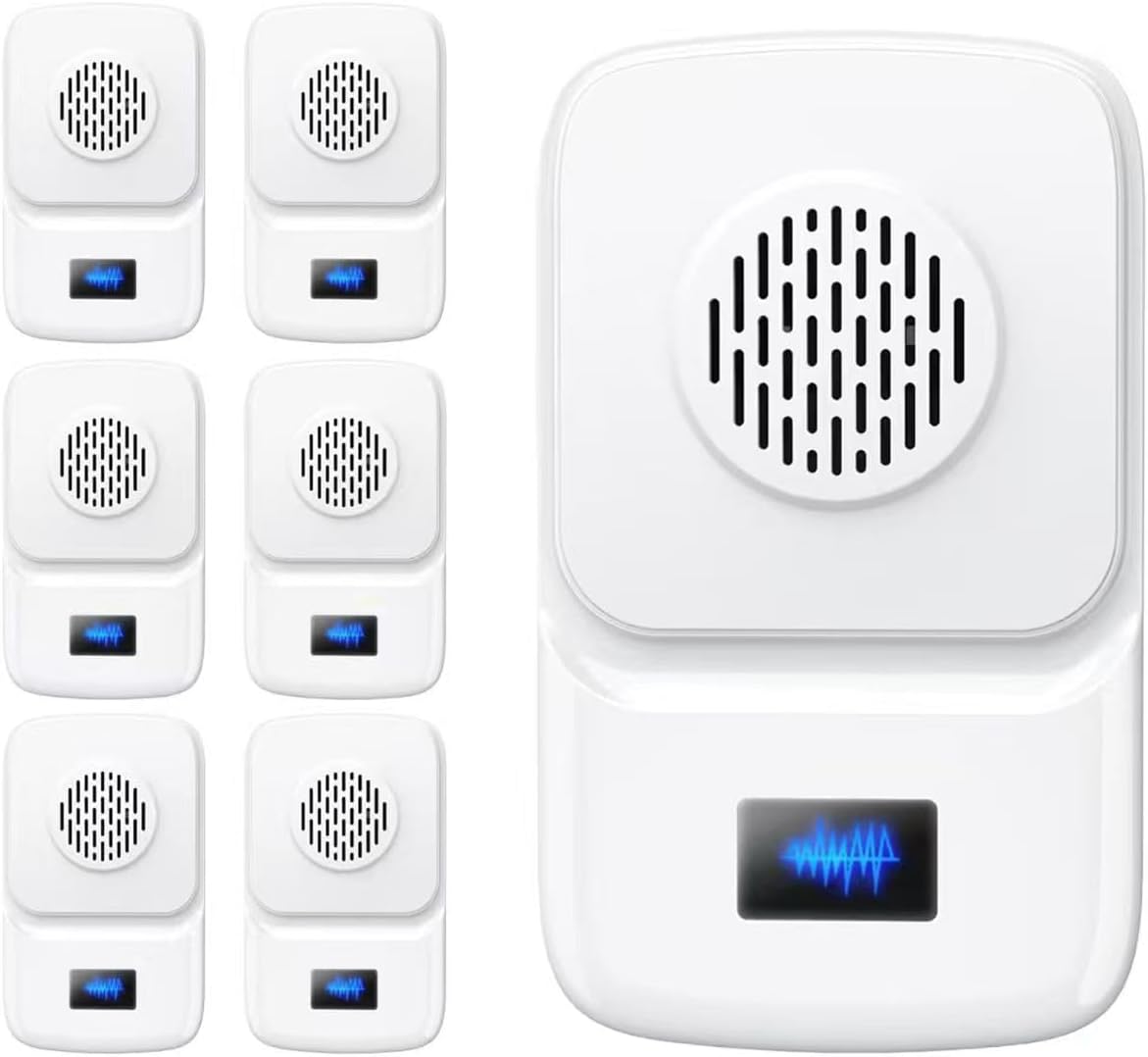 Upgraded Ultrasonic Pest Repellen (6 Packs), Indoor Insect Repeller, Pest Control, Repellent Roach, Mouse, Bugs, Mosquito, Mice, Spider, Ant, Rodent Repellent Ultrasonic Plug in