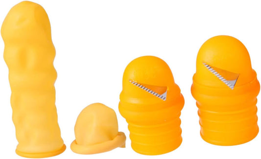 MERRYHAPY Thumb Vegetable Fruit Picker 4pcs Silicone Gardening Tool with Portable and Compact for Easy and Harvesting