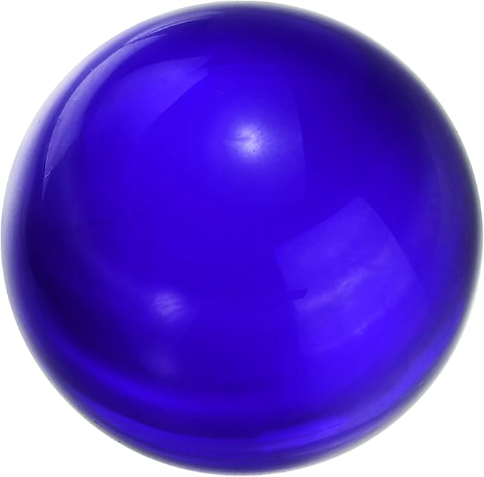 uxcell 30mm/1.2" Crystal Sphere Ball Glass Solid Decorative Sphere Crystal Ball Prop Ornament for Feng Shui Divination Fortune Telling Tabletop Fountain Decoration, Dark Blue