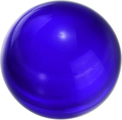 uxcell 30mm/1.2" Crystal Sphere Ball Glass Solid Decorative Sphere Crystal Ball Prop Ornament for Feng Shui Divination Fortune Telling Tabletop Fountain Decoration, Dark Blue