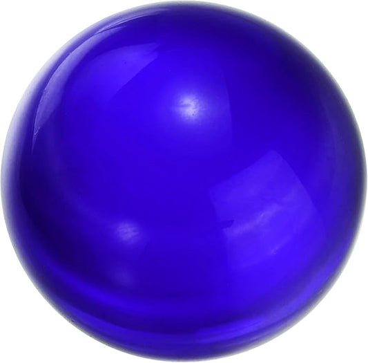 uxcell 30mm/1.2" Crystal Sphere Ball Glass Solid Decorative Sphere Crystal Ball Prop Ornament for Feng Shui Divination Fortune Telling Tabletop Fountain Decoration, Dark Blue