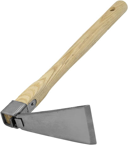 Zenport J6-02 Hoe, 15-Inch Handle, 5 Inch Stainless Steel Blades, Beige - 3 Pack