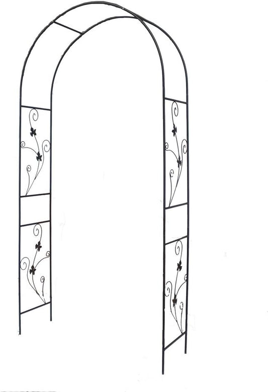 1. GO Steel Garden Arch, 7'5'' High x 3'7'' Wide, Garden Arbor for Various Climbing Plant, Outdoor Garden Lawn Backyard