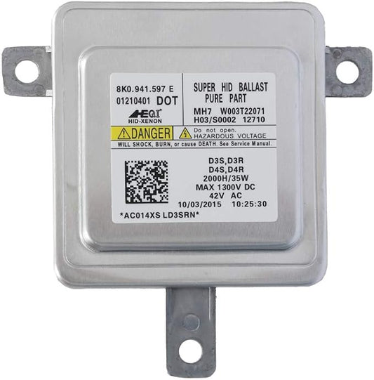 Replacement ballast W003T22071,D3S 8K0941597E Xenon Headlight Ballast HID Control Unit Module