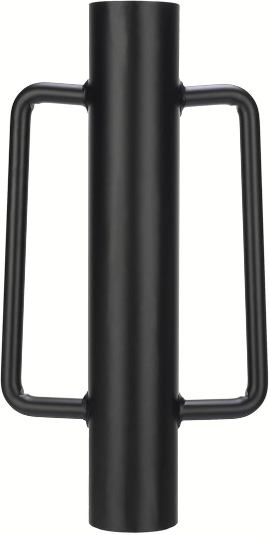 Fence Post Driver T Post Pounder with Handle 14 LB, Heavy Duty Hand Post Rammer for Wooden Posts/U-Channels/Fence Posts, 16 Inch Post Hole Digger (Black)