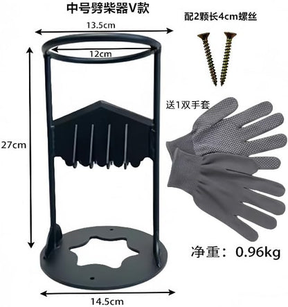 Firewood Kindling Splitter, Manual Fire Wood Log Splitter, Cross Wood Splitting Wedge