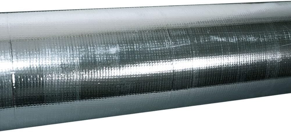 US Energy Products Highly Reflective Silver FOIL Mylar Film Insulation Sheets: Ideal for: Grow Room, Greenhouse, Farming, Plant Growth, Energy Saving, SAUNAS, and More: (48INCH X 125FT) Sheets