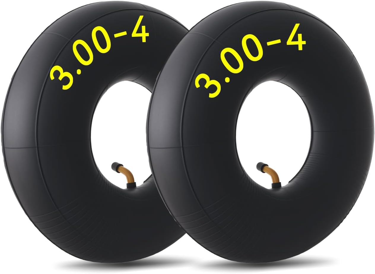 2-Pcs 3.00-4 Inner Tube 260x85 10x3" Tube for Scooter/ATV/Wheelbarrows/Tractors/Mowers and More