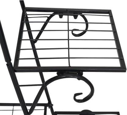 6 Tier Plant Stand Metal Flower Shelves Plant Display Stand Indoor Outdoor Patio Plant Rack Flower Pot Holder