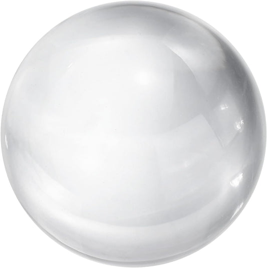 uxcell 30mm/1.2" Crystal Sphere Ball Glass Solid Decorative Sphere Crystal Ball Prop Ornament for Feng Shui Divination Fortune Telling Tabletop Fountain Decoration, Clear
