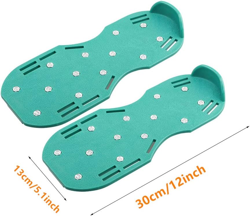 Lawn Aerator Shoes, Spike Shoes Lawn Aerator Tool Aeration Shoes for Epoxy Floor, Lawn Yard Patio Lawn Garden Yard