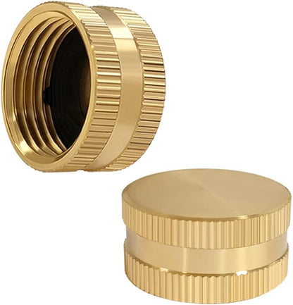 Hooshing 6PCS Garden Hose Cap 3/4 Inch Hose Female End Cap Spigot Cap Adapter with Washers Garden Hose Female Fitting Cap