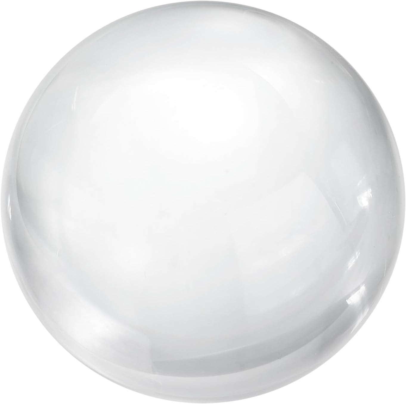 uxcell 50mm/2" Crystal Sphere Ball Glass Solid Decorative Sphere Crystal Ball Prop Ornament for Feng Shui Divination Fortune Telling Tabletop Fountain Decoration, Clear