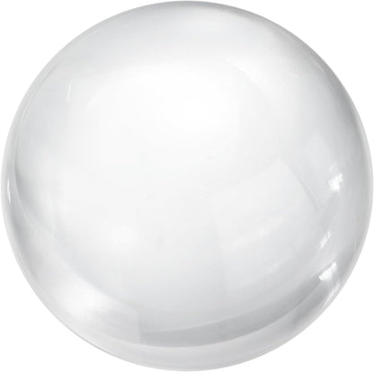 uxcell 50mm/2" Crystal Sphere Ball Glass Solid Decorative Sphere Crystal Ball Prop Ornament for Feng Shui Divination Fortune Telling Tabletop Fountain Decoration, Clear
