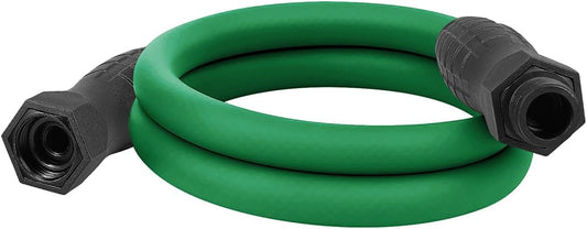 Flexzilla Colors SwivelGrip Garden Hose 5/8 in. x 5 ft., Lightweight All-Weather Water Hose, Durable and Flexible, Leak-Free Connections, Forest Green