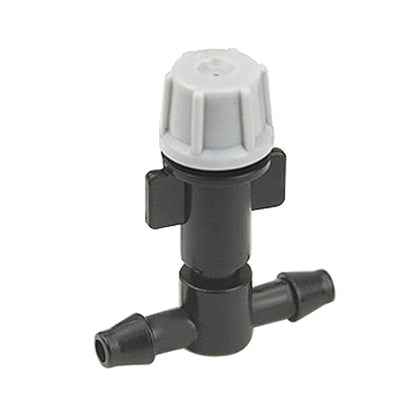 XINGYHENG 100Pcs(50Pairs) Garden Irrigation Kit Adjustable Misting Drippers Atomizing Connect with Tee Connector Round Emitter Drip System for Flower Pot Garden Lawn Water Irrigation Drip Kit
