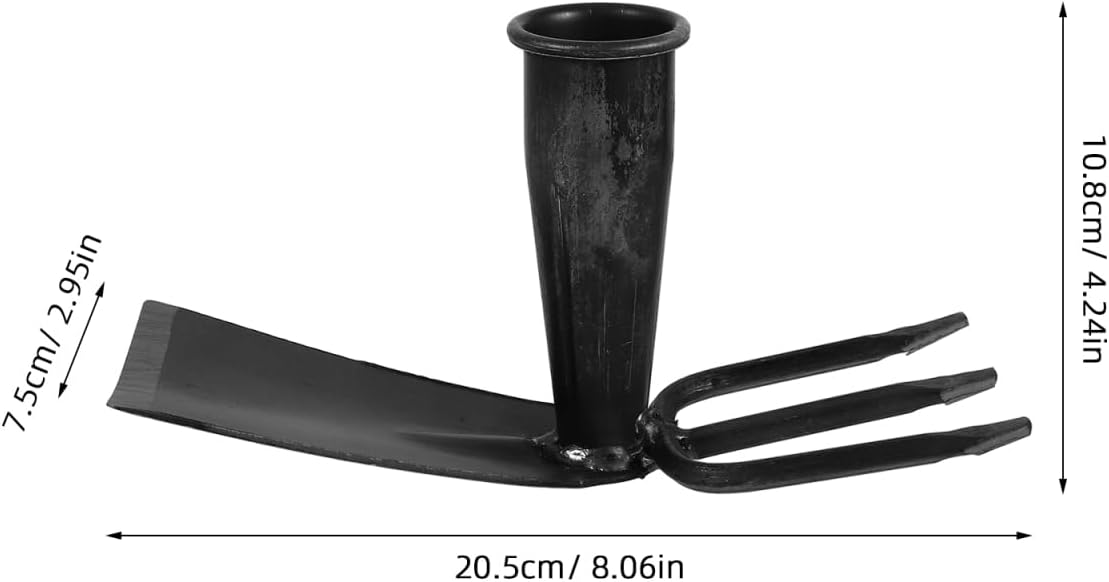 ARTIBETTER Garden Hoe Tool 8.07 Inch Carbon Steel Hand Hoe for Weeding Digging and Soil Loosening Lightweight Durable Gardening Hand Tool for Lawn and Garden Care