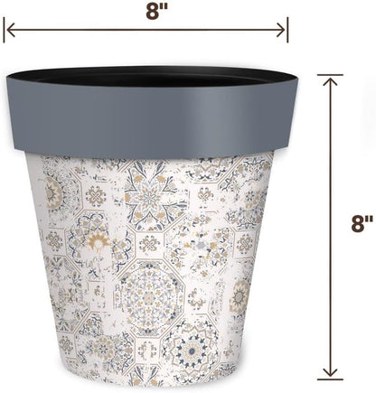 Briarwood Lane Distressed Tiles Small Planter