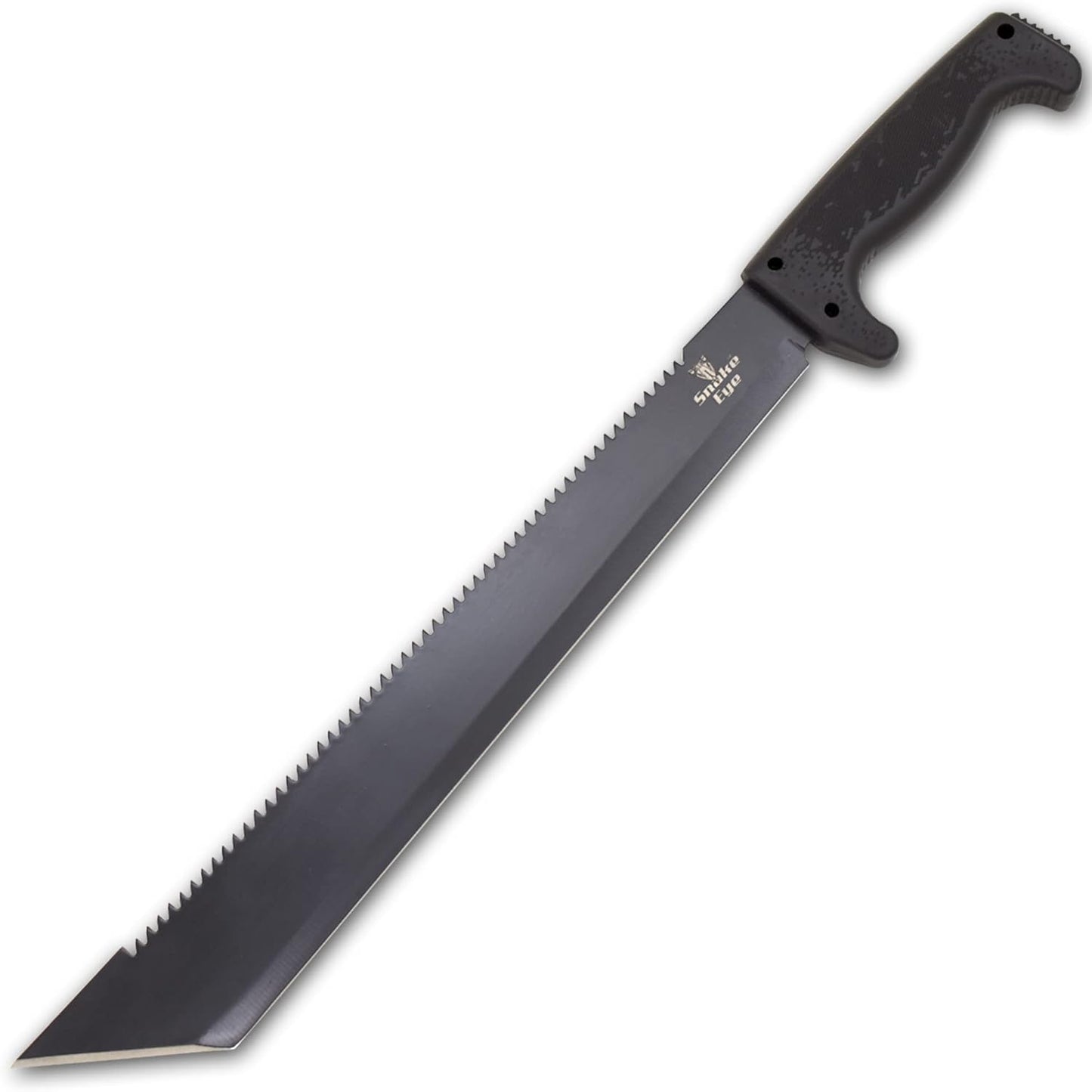 Snake Eye Machete with Heavy Duty Construction-Ergonomic Non-Slip Handle and Belt Sheath for Gardening, Land-Management, Bushcraft, Hunting and Outdoor