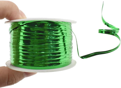 HAHIYO 100Yards/300Feet/91M Green Metal Twist Ties Bread Candy Coffee Bag Ties Plant Garden Twist Ties for Cellophane Treat Bag Gift Wraping Bag Plastic Bag Halloween Party Cake Present Art Craft