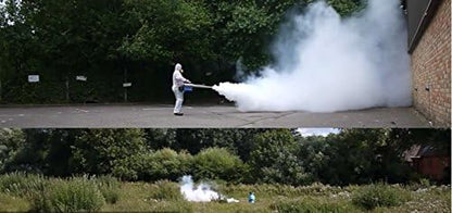 H200SF-SS Portable Thermal Fogger – 110V Stainless Steel Insect Fogger for Disinfectant, Mosquito Control – Heavy Duty Fog Machine for Outdoor Use