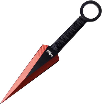 26" Fantasy Tactical Machete with 3 Fixed Blade Knives Set. 440 Stainless Steel Blade. for Collection, Gift and Outdoor Sport Activitve (Red)